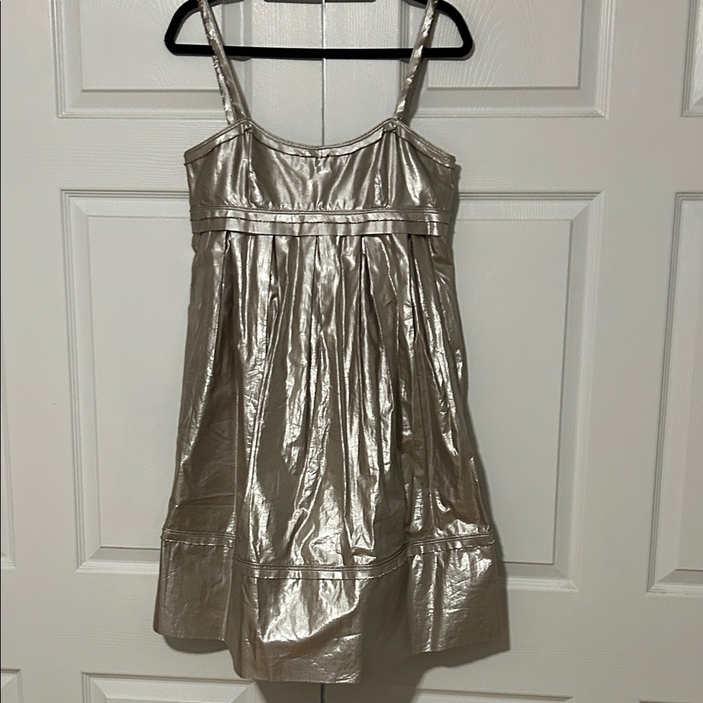 Robert Rodriguez Metallic Mini Dress